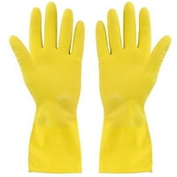 3 Pairs Bathroom Washing Kitchen BOOMJOY Cleaning Gloves Creamy White Size-M Reusable Rubber Kitchen Gloves Heavy Duty for Cooking